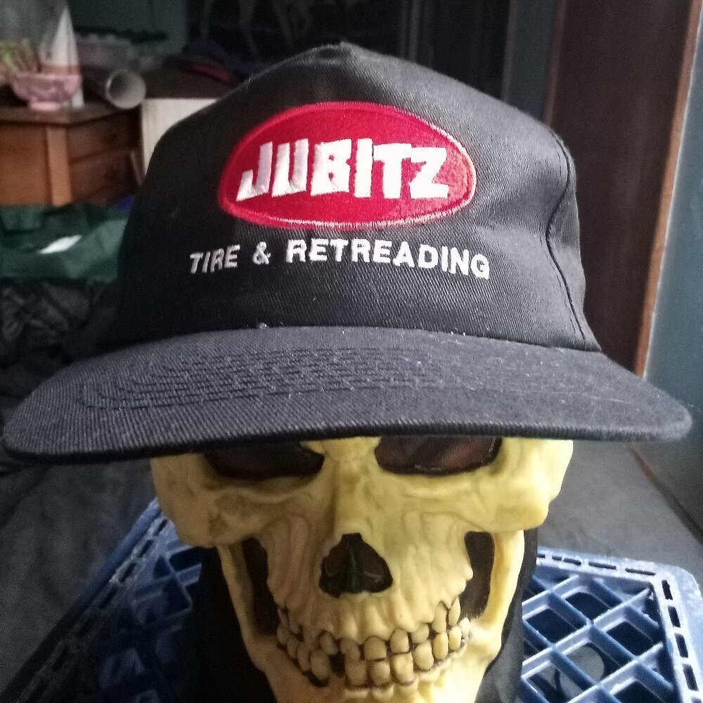 Deadstock Vintage Jubitz Tire & Retreading Snap Hat Cap